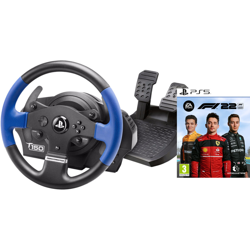 Thrustmaster T150 RS + F1 22 PS5