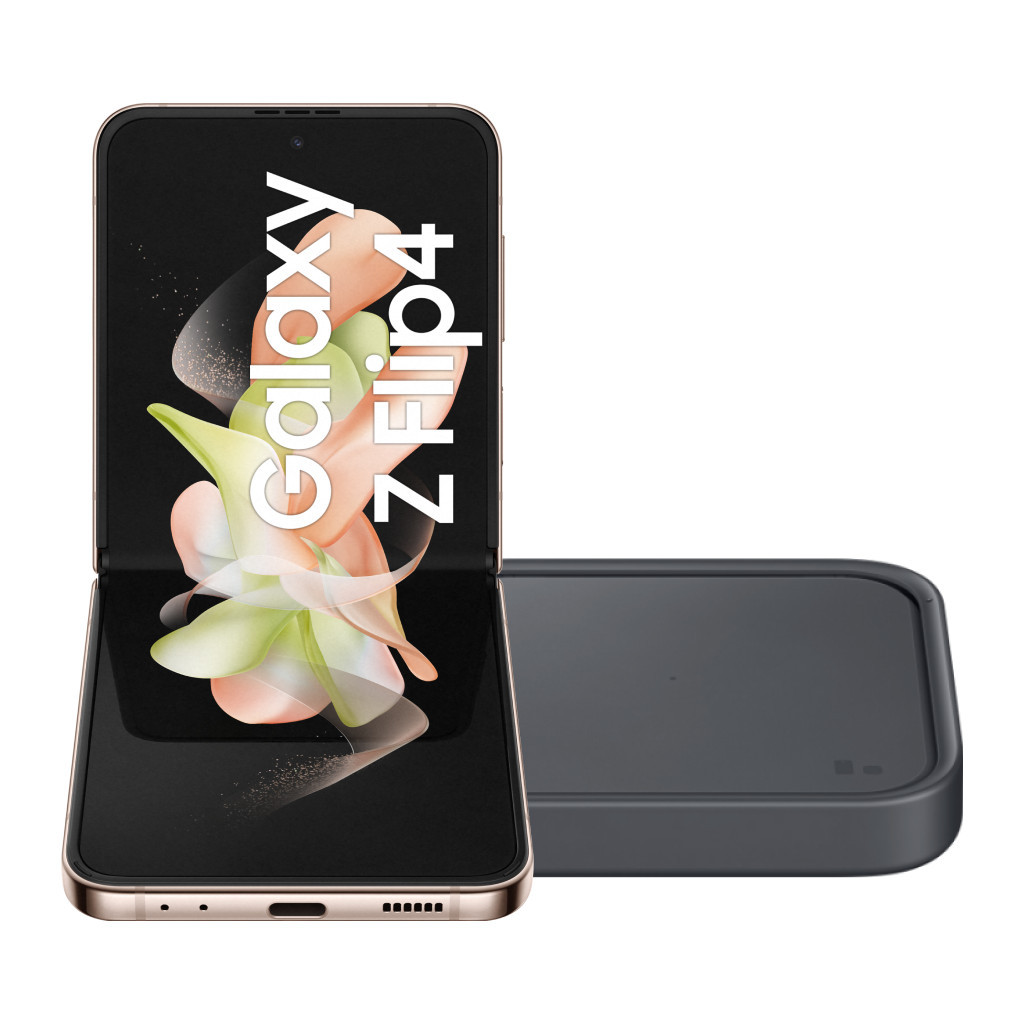 Samsung Galaxy Z Flip 4 128GB Roze Goud 5G + Draadloze Oplader 15W