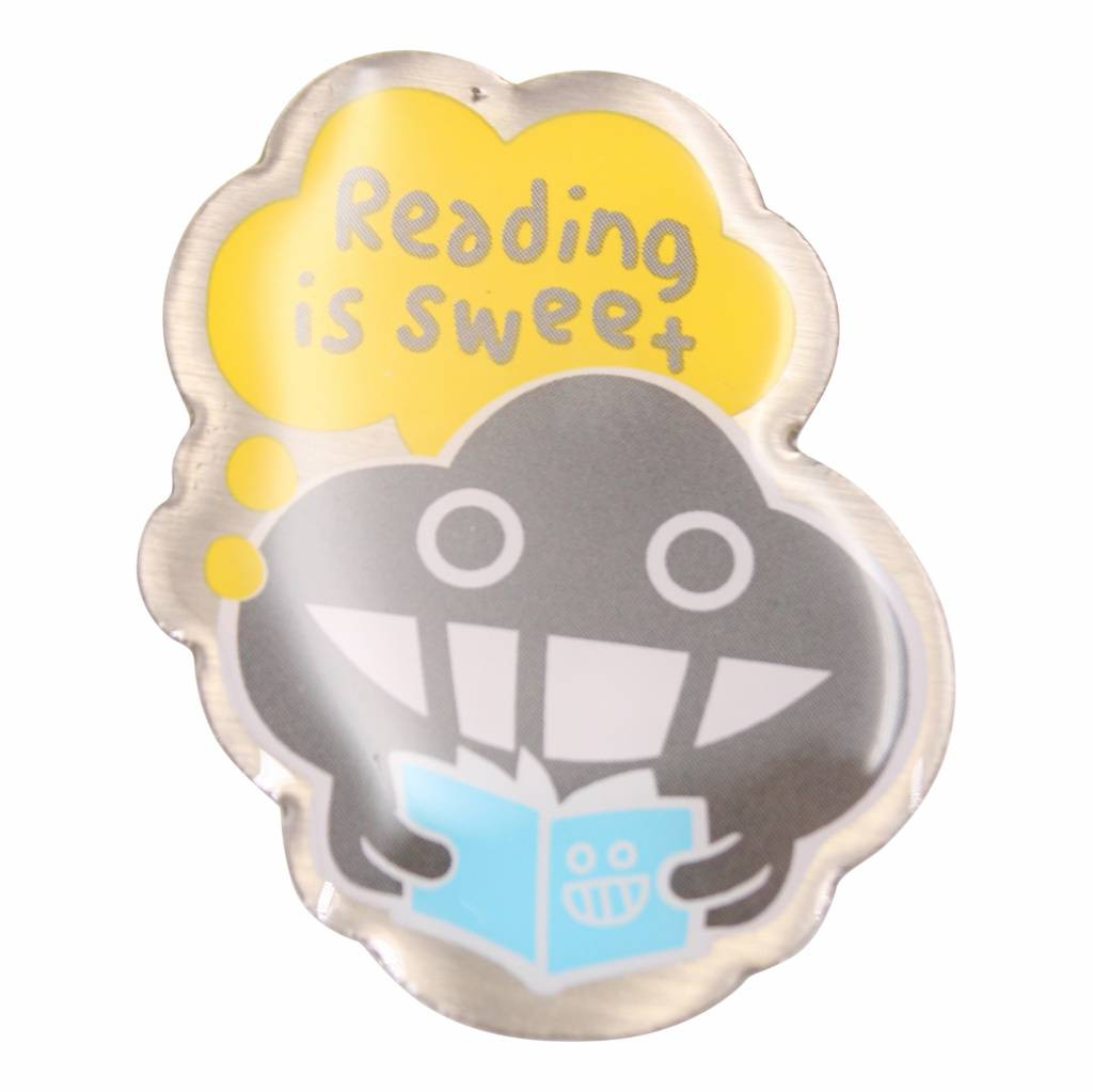 Dustykid Pin - Reading is sweet