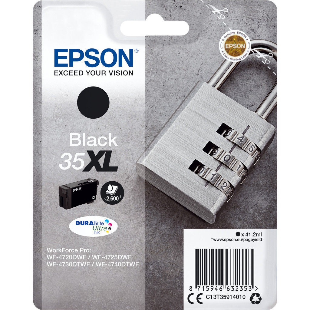 Epson 35XL Cartridge Zwart