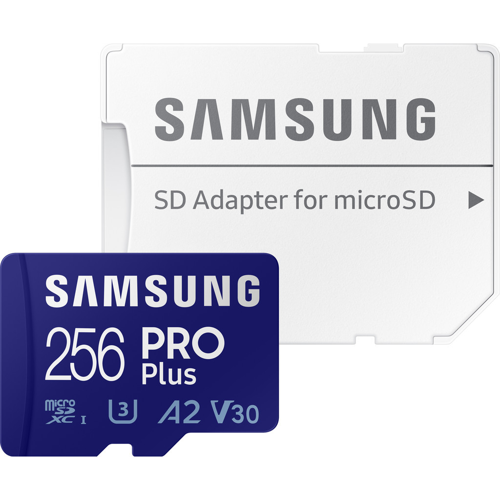 Samsung PRO Plus 256GB microSDXC (2021) 160/120MBs + Adapter