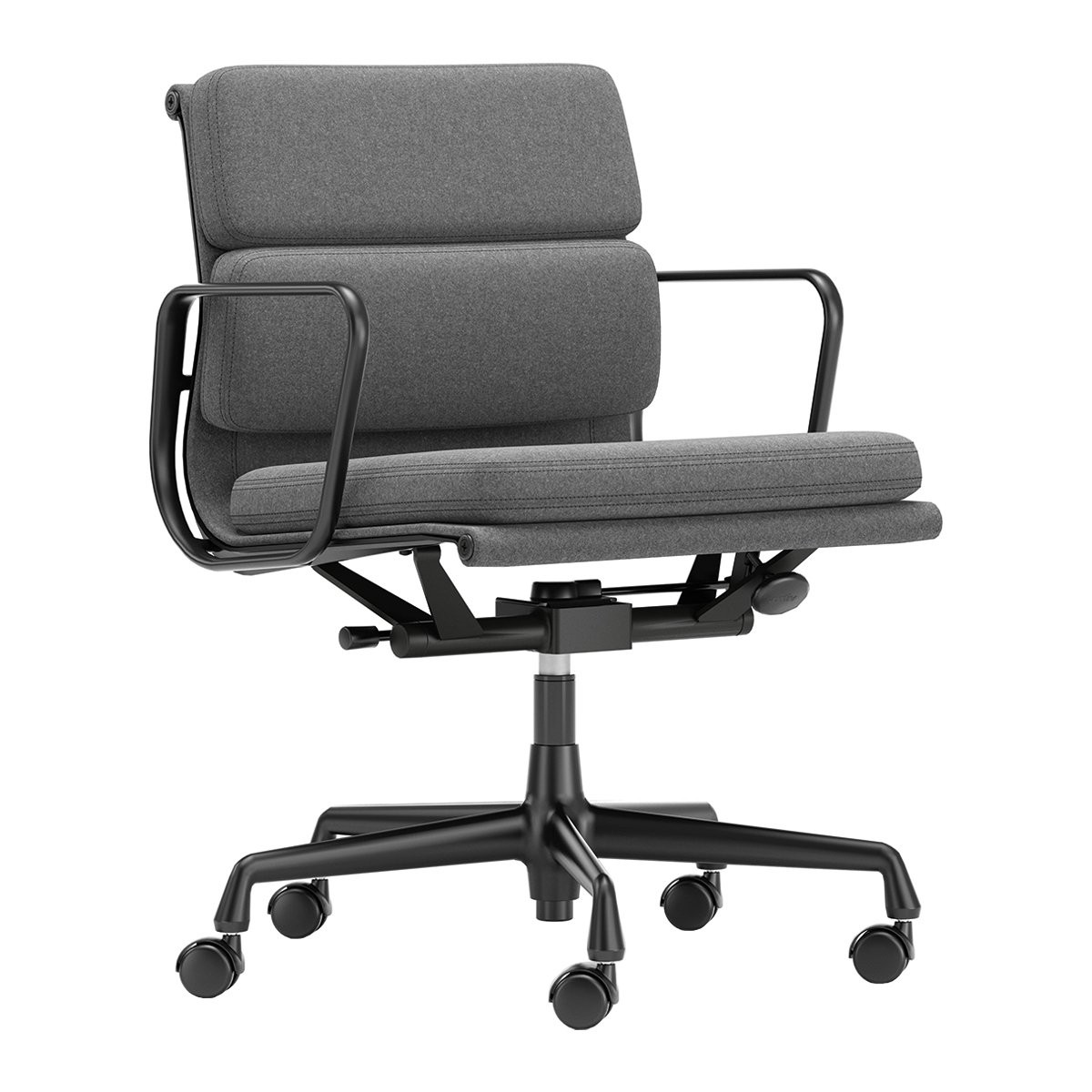 Vitra Soft Pad Chair EA 217 Bureaustoel - Cosy 2 / Classic Grey