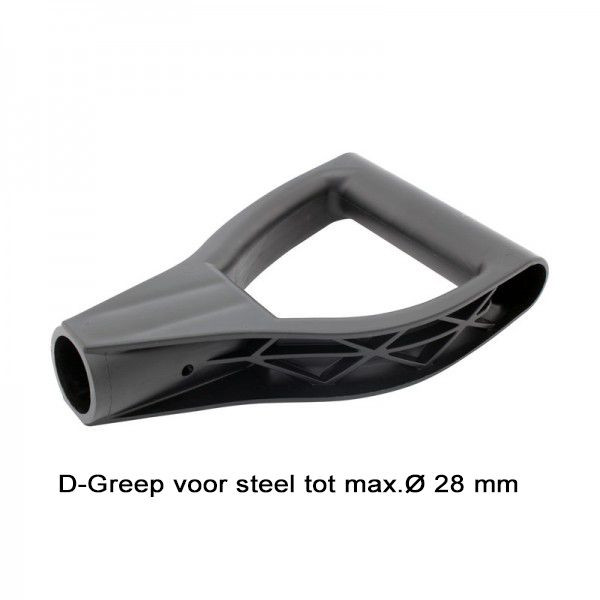D-Greep voor steel Ø 28 mm