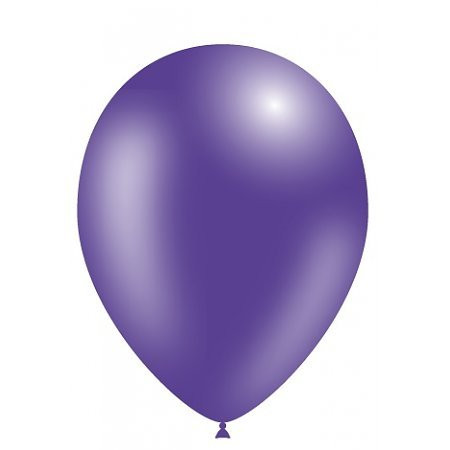 Metallic Party Balloons - Glanzende Feest Ballonnen 100 stuks Paars