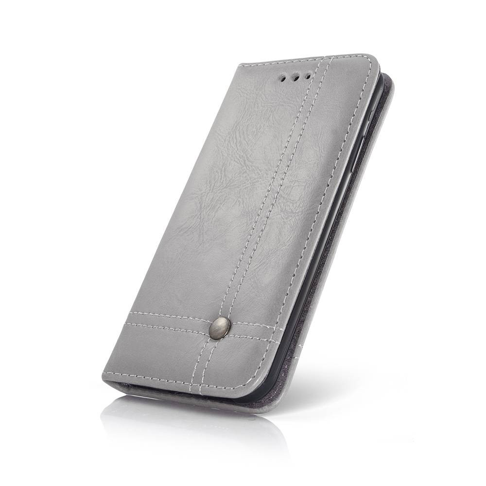 Smart Prestige Wallet Case voor iPhone X / XS Grijs