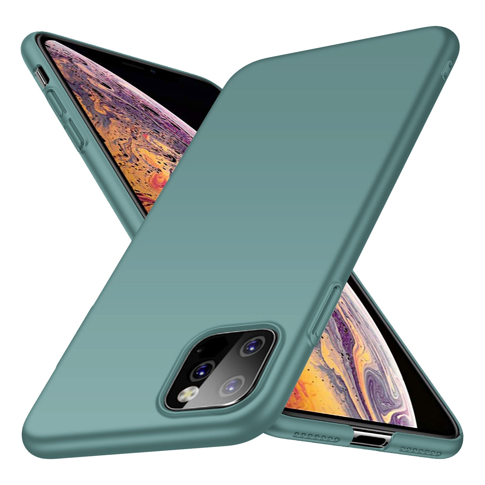 Back Case Cover iPhone 11 Pro Hoesje Grey Blue