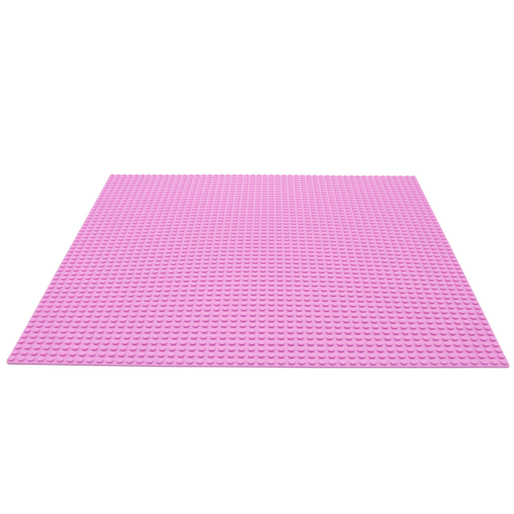 Grote Grondplaat Bouwplaat voor Lego Bouwstenen Licht Roze 50 x 50