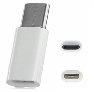 USB-C (m) - USB Micro B (v) adapter - USB2.0 - wit