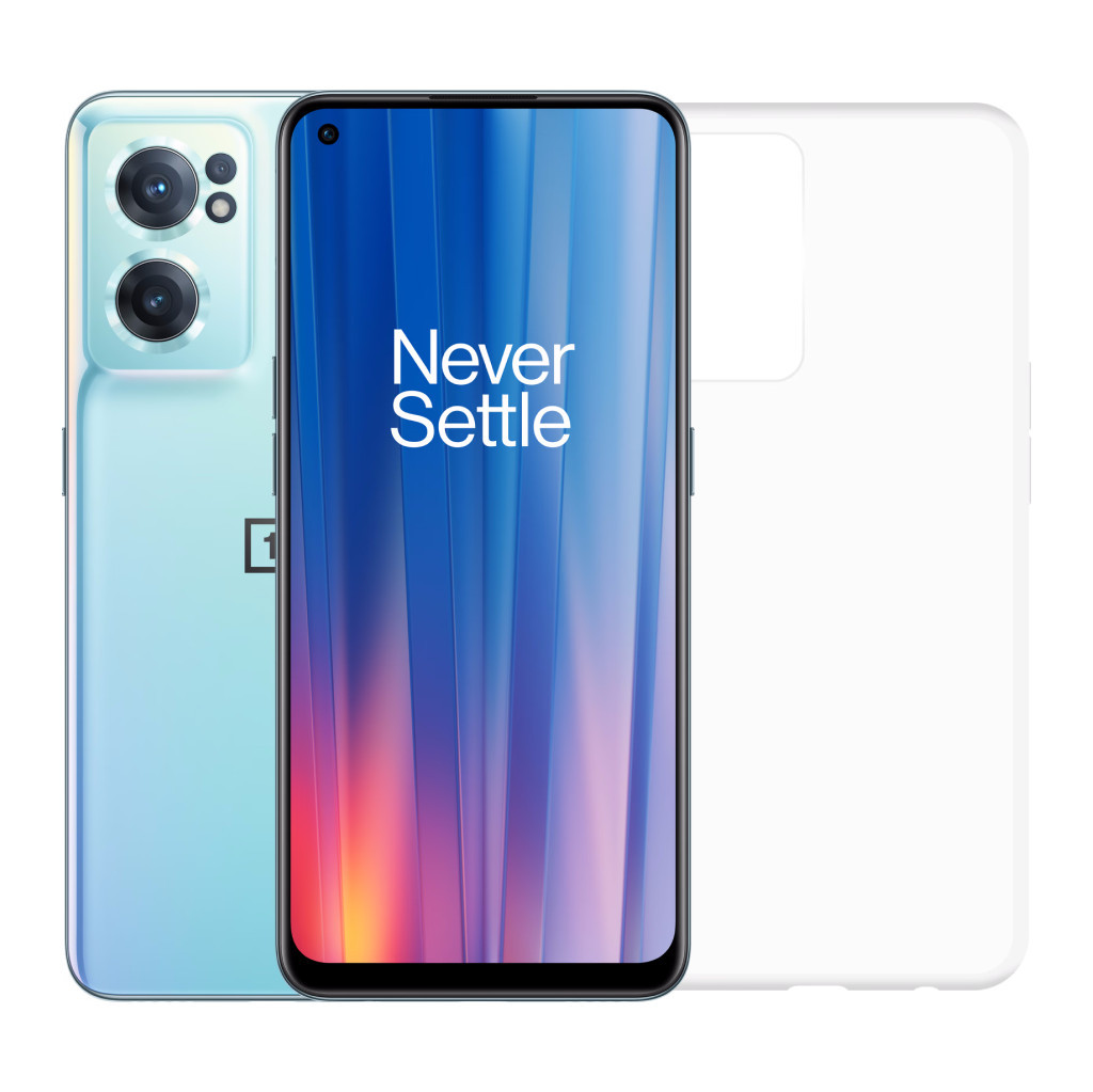 OnePlus Nord CE 2 128GB Blauw 5G + Just in Case Soft Design Back Cover Transparant
