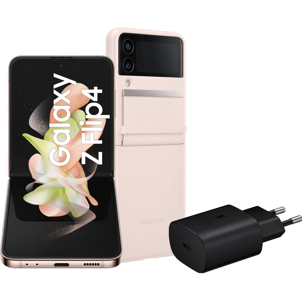 Samsung Galaxy Z Flip 4 256GB Roze Goud 5G Starterspakket