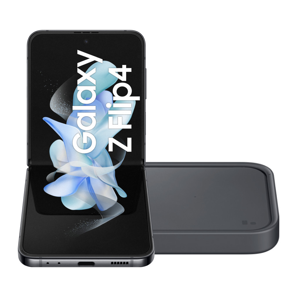 Samsung Galaxy Z Flip 4 128GB Grijs 5G + Draadloze Oplader 15W