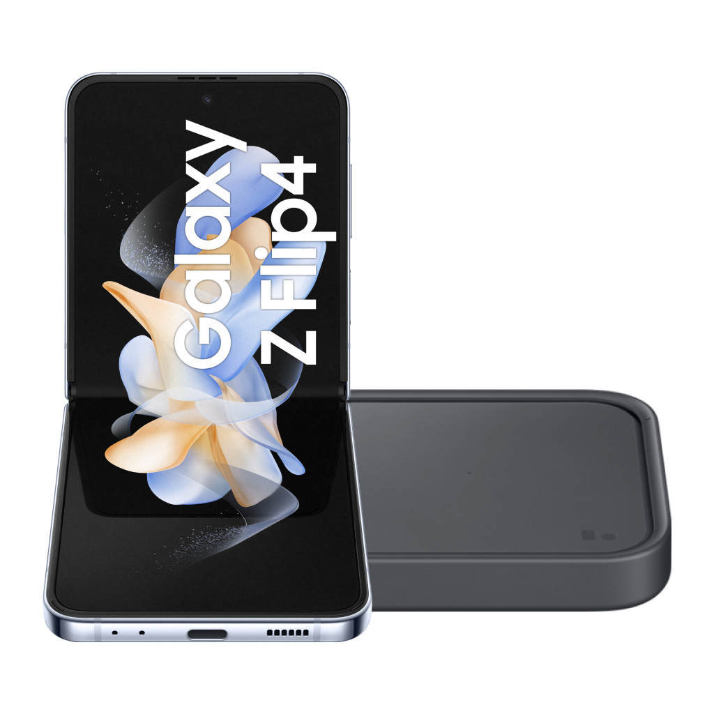 Samsung Galaxy Z Flip 4 128GB Blauw 5G + Draadloze Oplader 15W