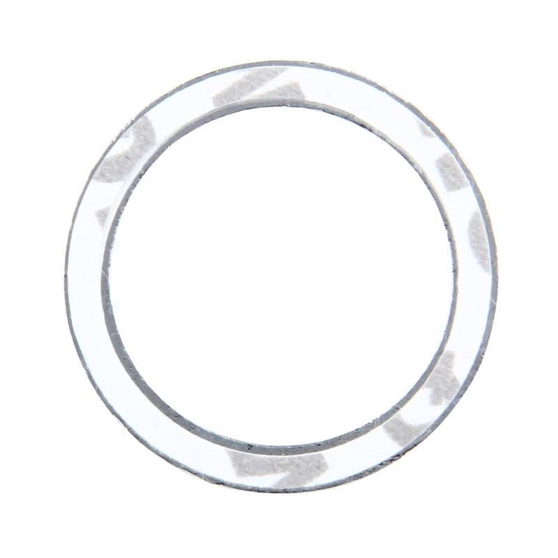 Universial auto aluminium stuurwiel decoratie Ring met diamant voor Start Stop Engine System(Silver)