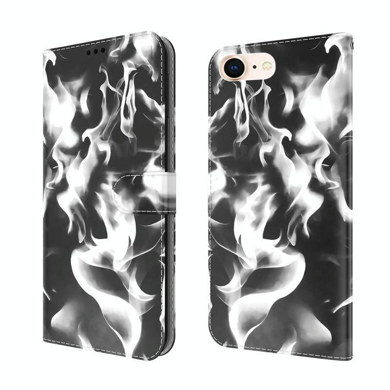 Cloud Fog Pattern Horizontale Flip Leren Case met Houder & Card Slot & Portemonnee voor iPhone SE 2020 & 8 & 7
