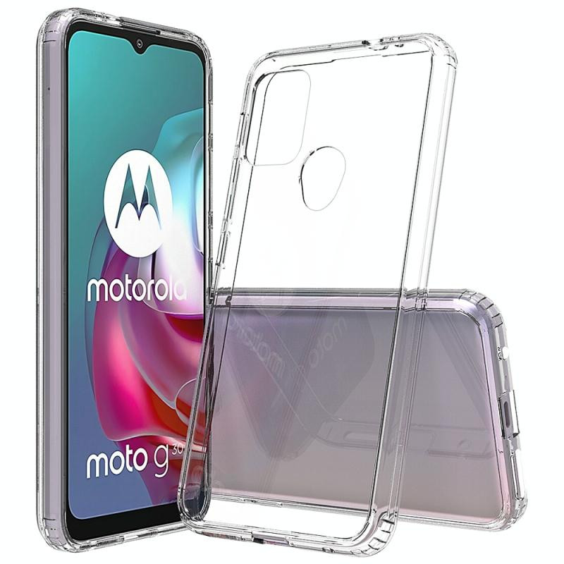 Voor Motorola Moto G30 / G20 / G10 Schokbestendige krasbestendige TPU + Acryl-beschermhoes