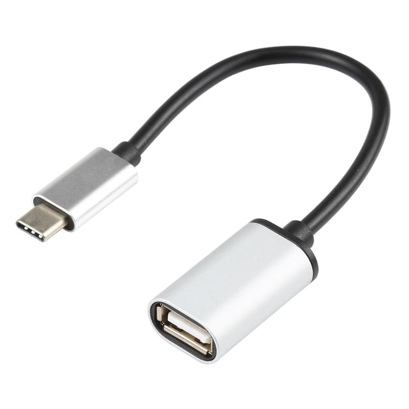 BYL-1802 USB-C 3.1 / Type-C Mannelijk naar USB 2.0 Vrouwelijke OTG-adapterkabel