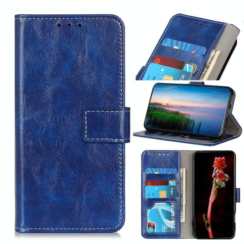 Voor Nokia XR20 5G Retro Crazy Horse Textuur Horizontale Flip Lederen Case met Houder & Card Slots & Fotolijst & Portemonnee