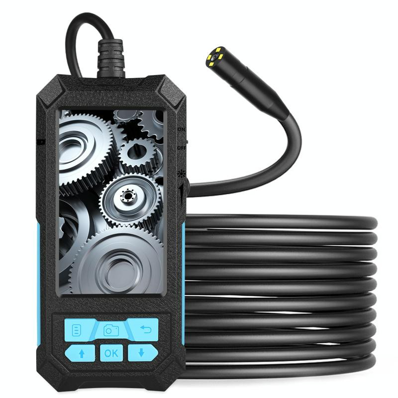 P90 14mm 4.5 Inch HD 500W Autofocus Camera Endoscoop Draagbare Waterdichte Industriële Pijp Endoscope Hard Kabellengte: 10m