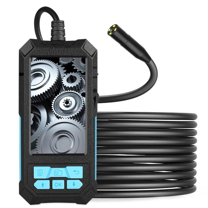 P90 11mm 4 5 inch HD 500W autofocus camera-endoscoop draagbare waterdichte industriële pijp endoscope harde kabellengte: 10m