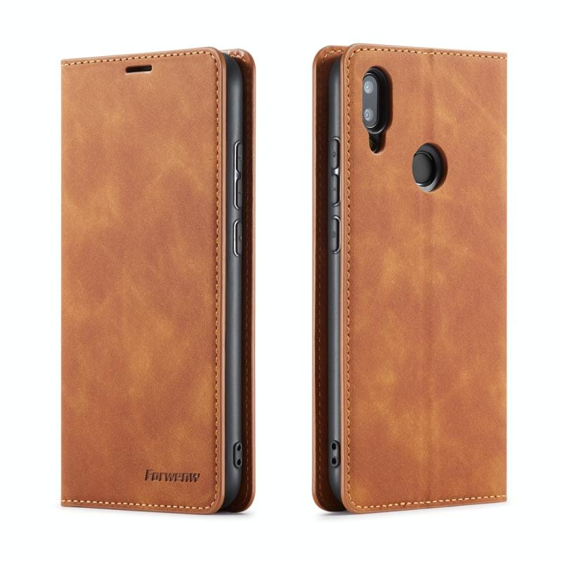 Voor Xiaomi Redmi Note 7 Pro Forwenw Dream Series Oil Edge Strong Magnetism Horizontal Flip Leather Case met Holder & Card Slots & Wallet & Photo Fram