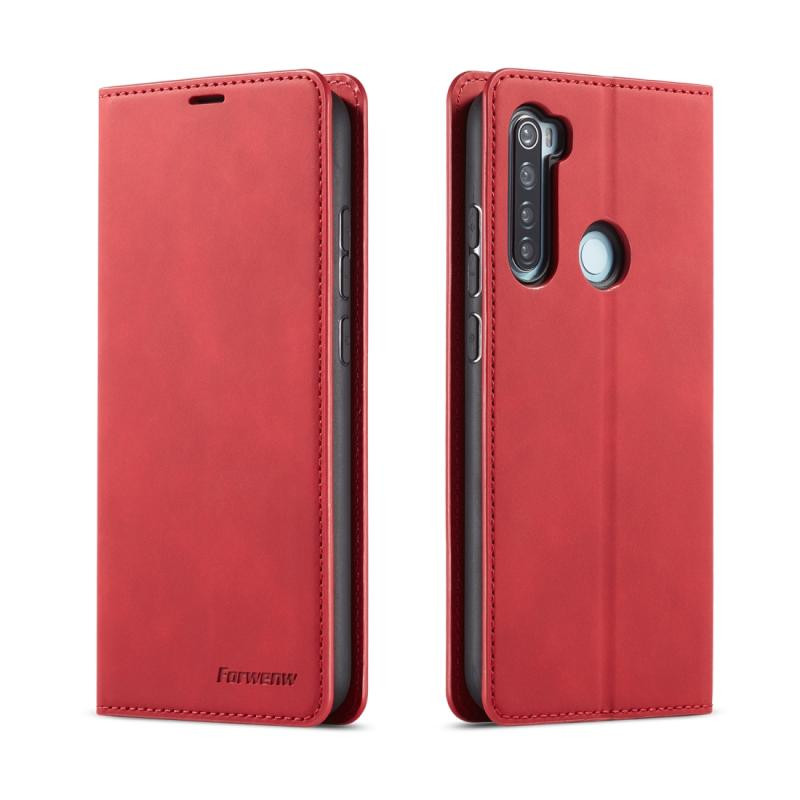 Voor Xiaomi Redmi Note 8 Forwenw Dream Series Oil Edge Strong Magnetism Horizontal Flip Leather Case met Holder & Card Slots & Wallet & Photo Frame(Re