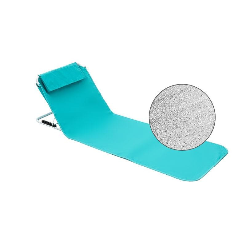 Openlucht Draagbare Vouwen Zittend en liggende Dual-Purpose Stoel Vissen Stoel Outdoor Camping Recliner Lunch Break Chair Spec: Oxford Cloth + Alumin