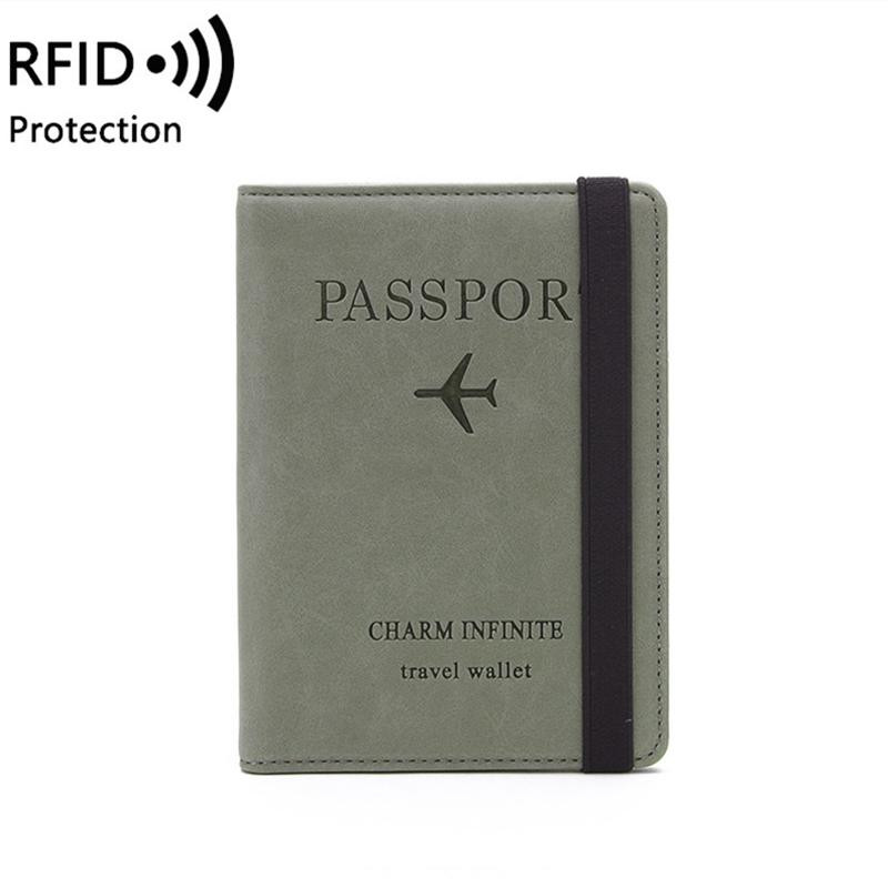 Covc1011 reizen paspoort kaart tas elastische band beschermhoes