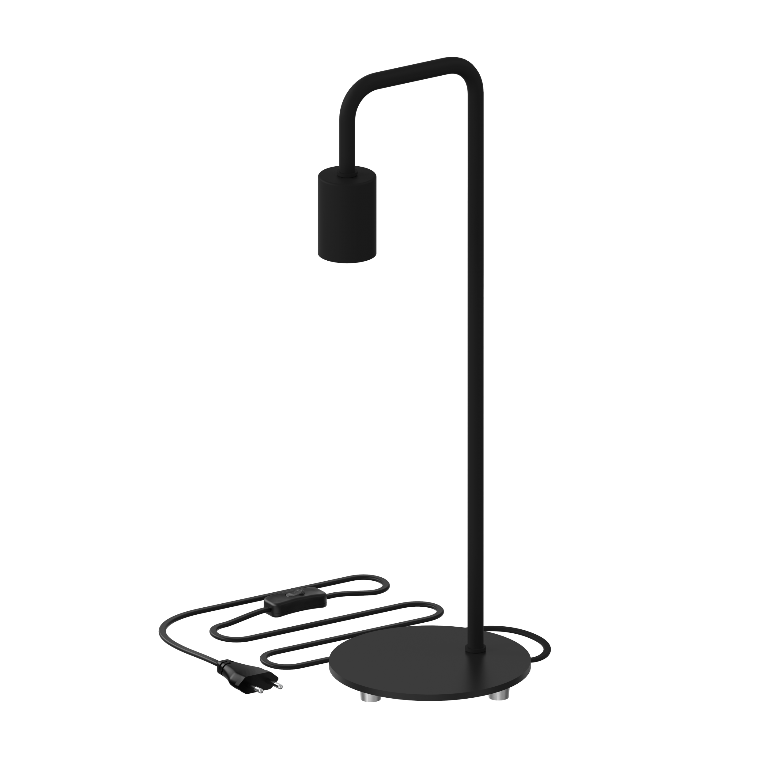 Tafellamp met E27 zwart