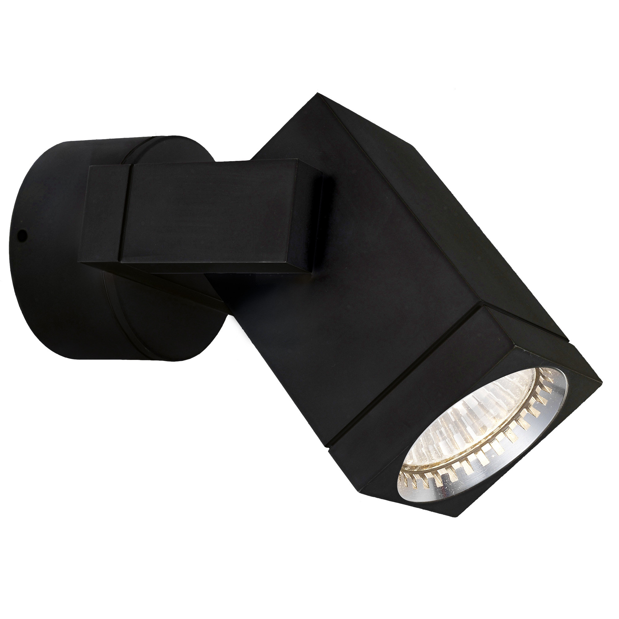 Cubic Muurlamp Zwart met LED