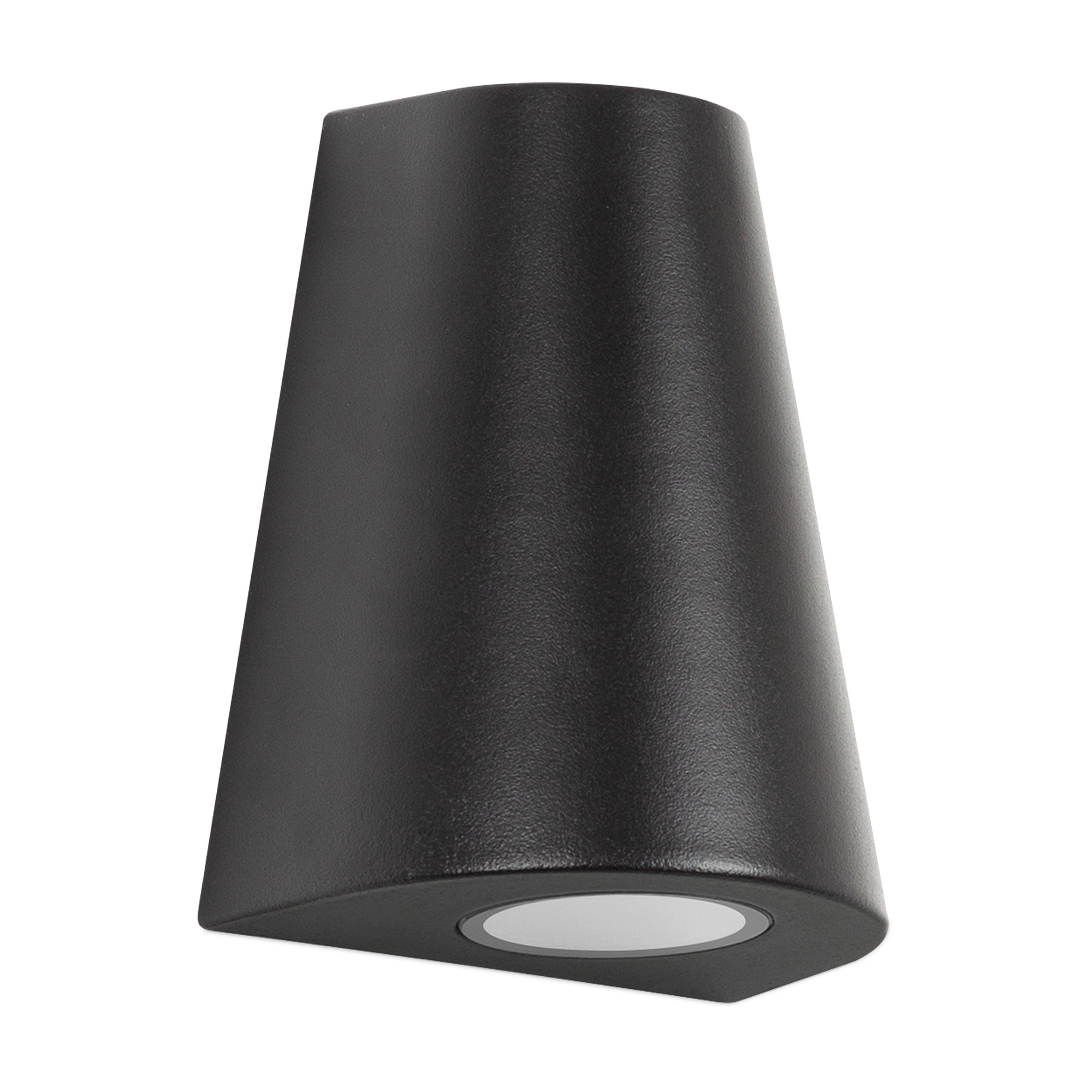 Cone Muurlamp Zwart met Lichtsensor LED