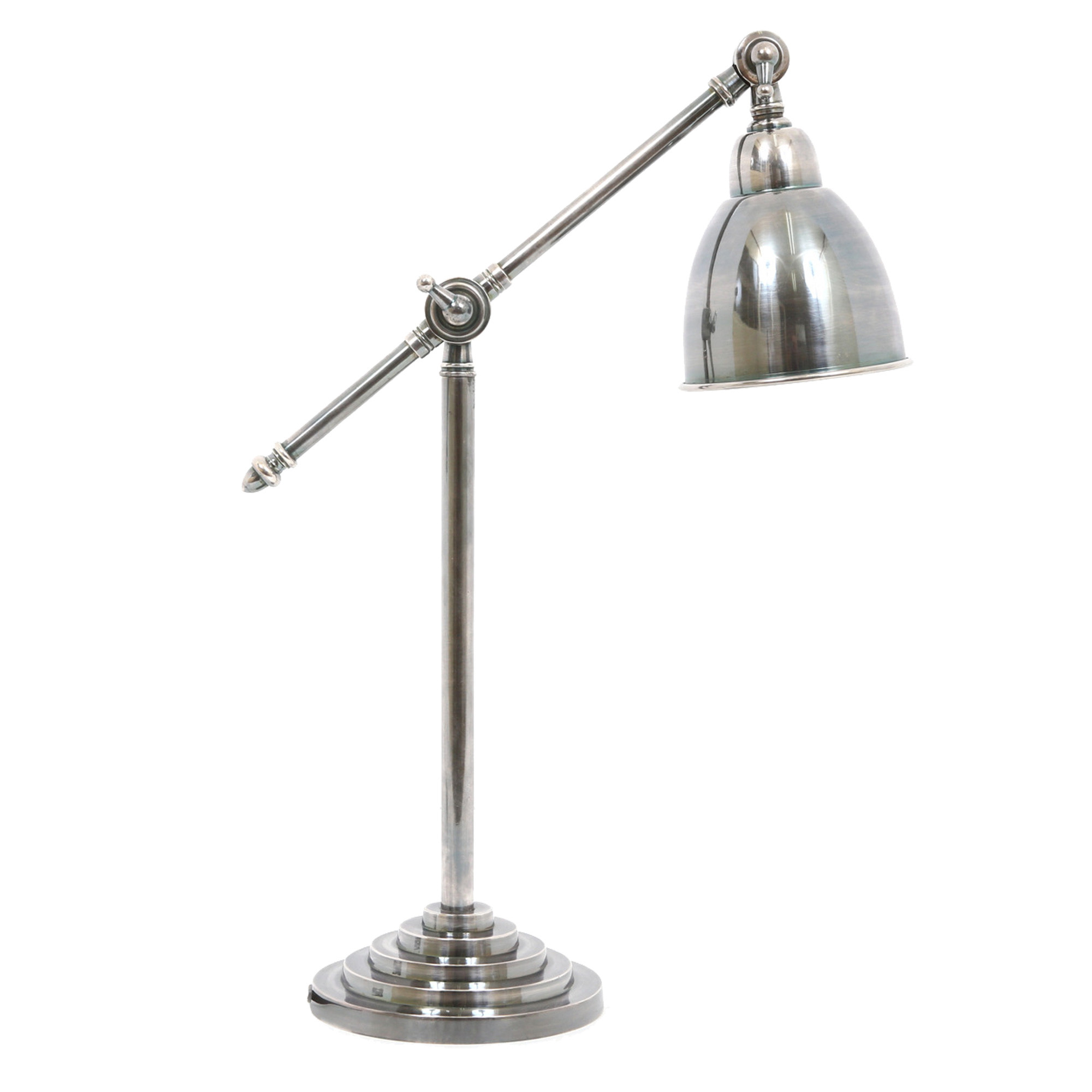 Tafellamp Berkley bureaulamp zilver