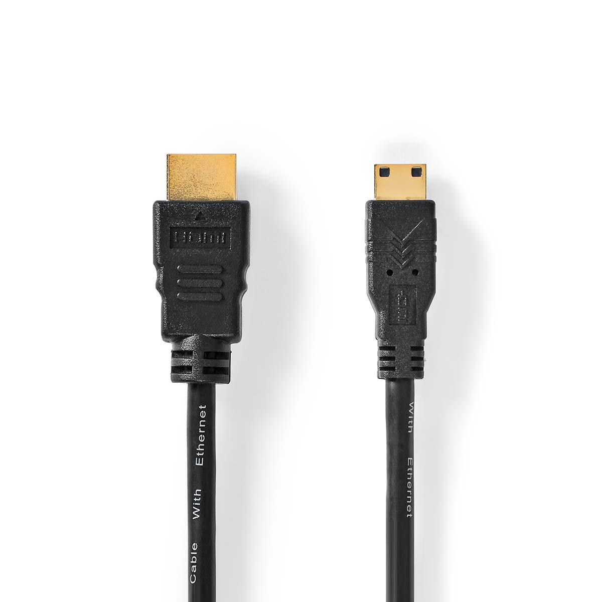 High Speed HDMI-kabel met Ethernet | HDMI-connector - HDMI-mini-connector | 1,5 m | Zwart