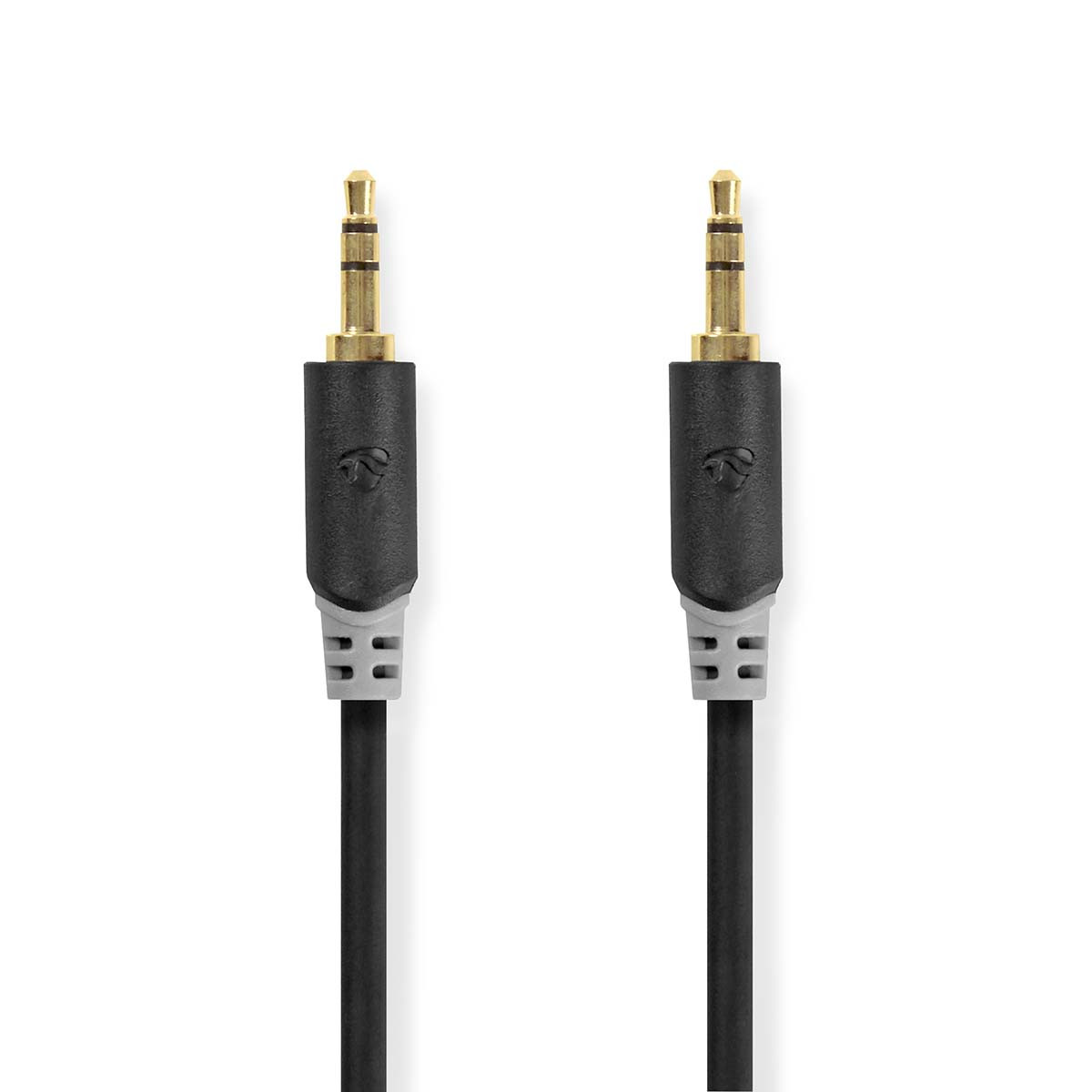 Stereo audiokabel | 3,5 mm male - 3,5 mm male | 3,0 m | Antraciet