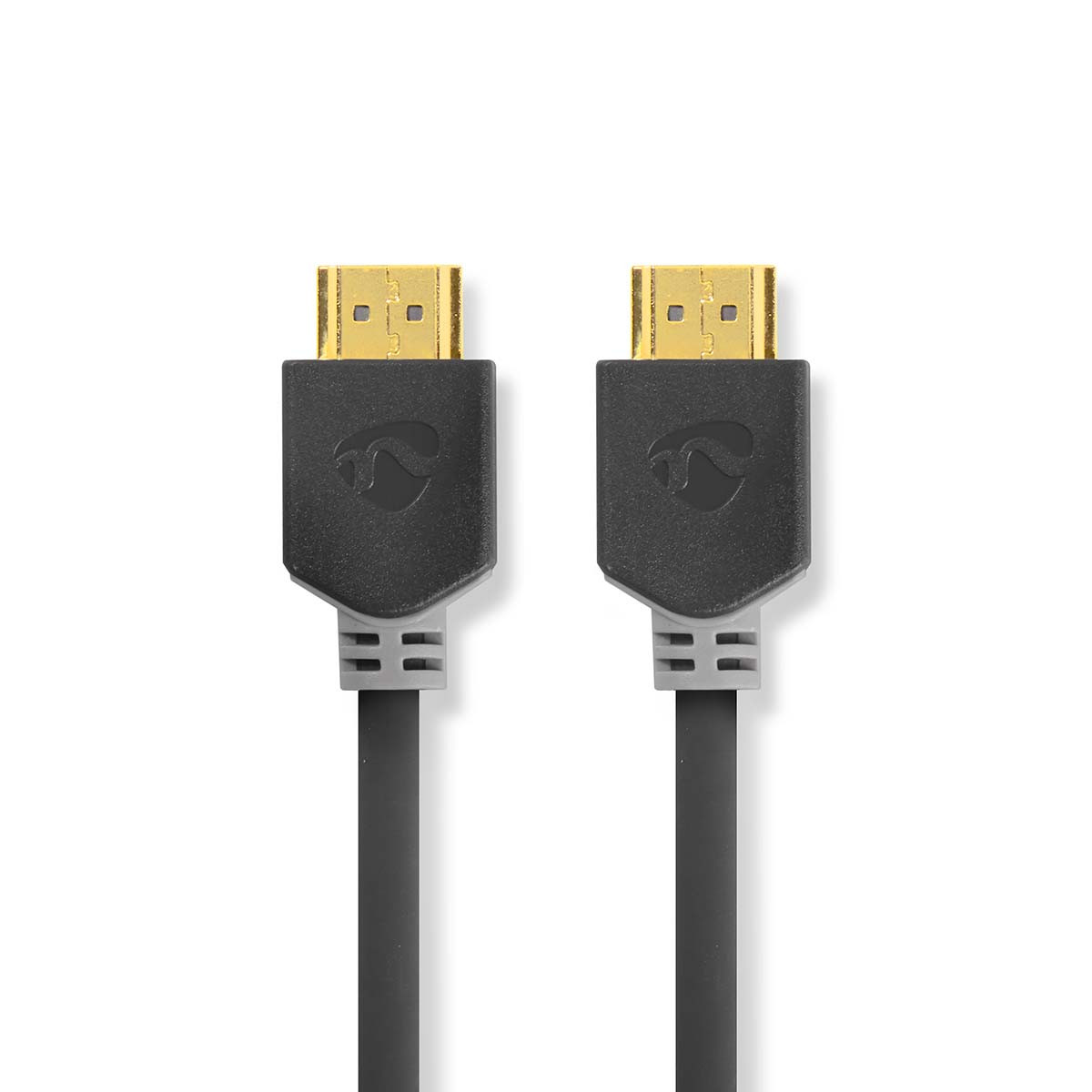 High Speed HDMI-kabel met Ethernet | HDMI-connector - HDMI-connector | 0,5 m | Antraciet