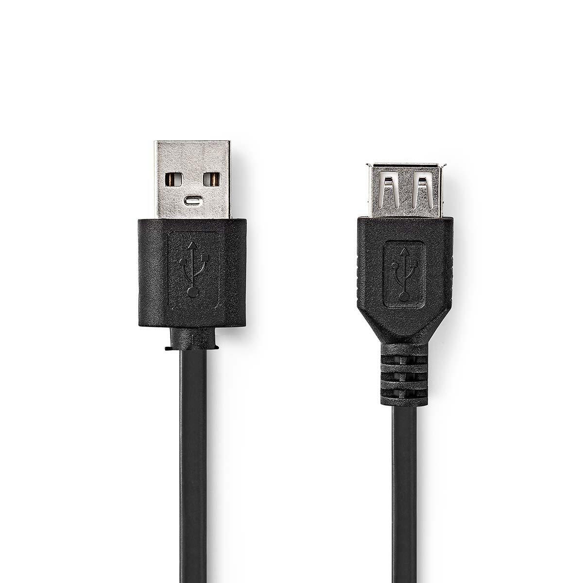 USB 2.0-Kabel | A Male - A Female | 3,0 m | Zwart