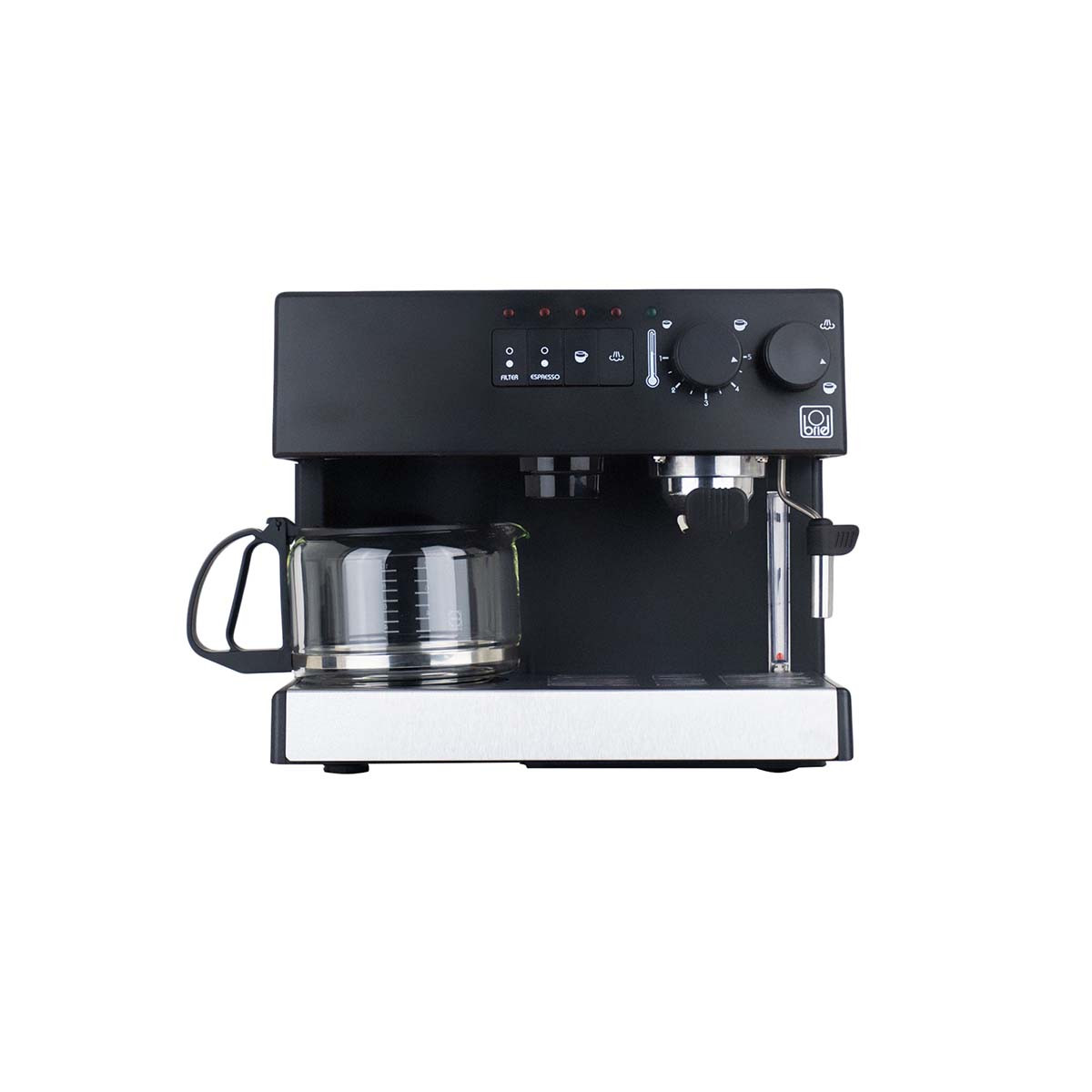 Espresso / Filterkoffiemachine | 19 bar | 1800 Watt | 2,0 liter | Zwart / Zilver