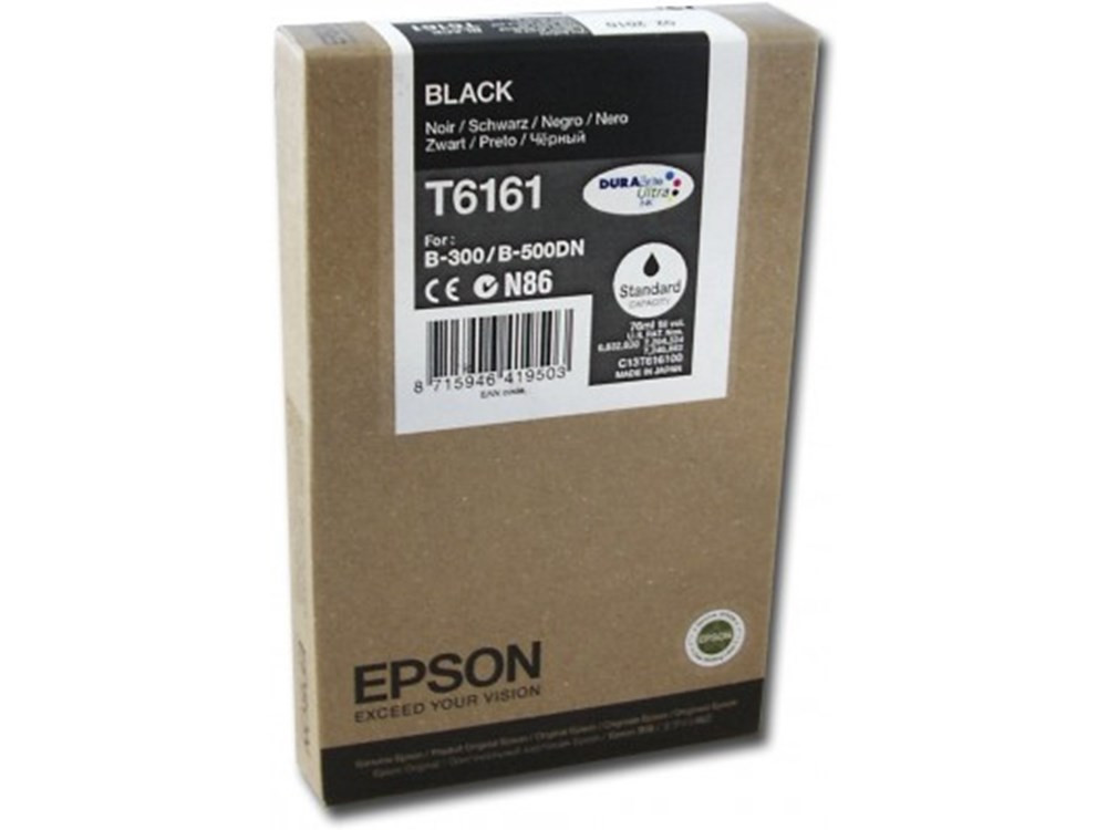 Epson Inkt tank Black T6161 DURABrite Ultra Ink