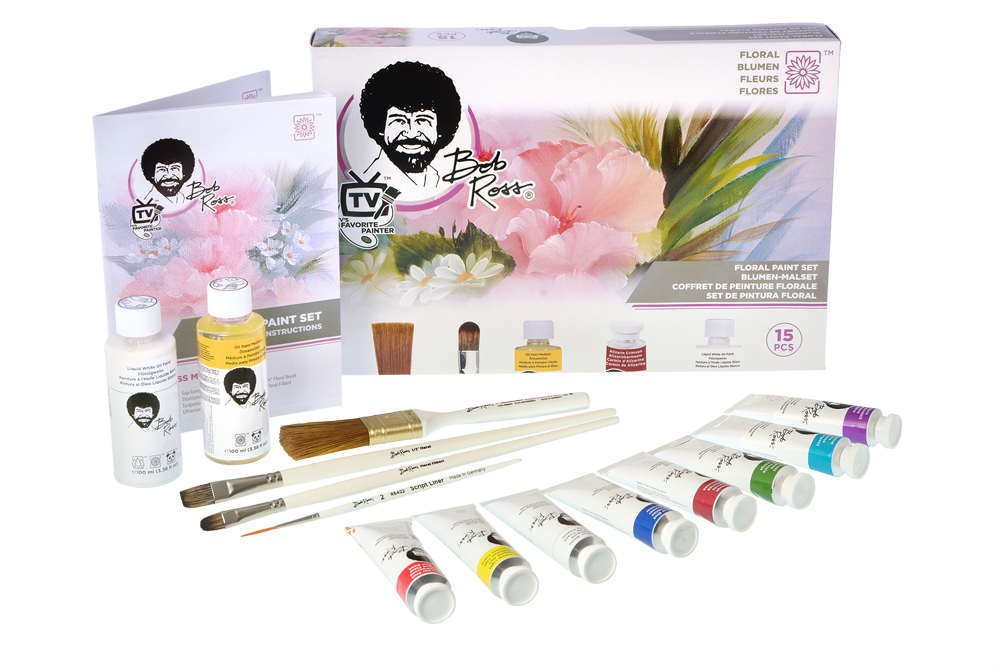 Bob Ross Olieverf Floral Painting Set