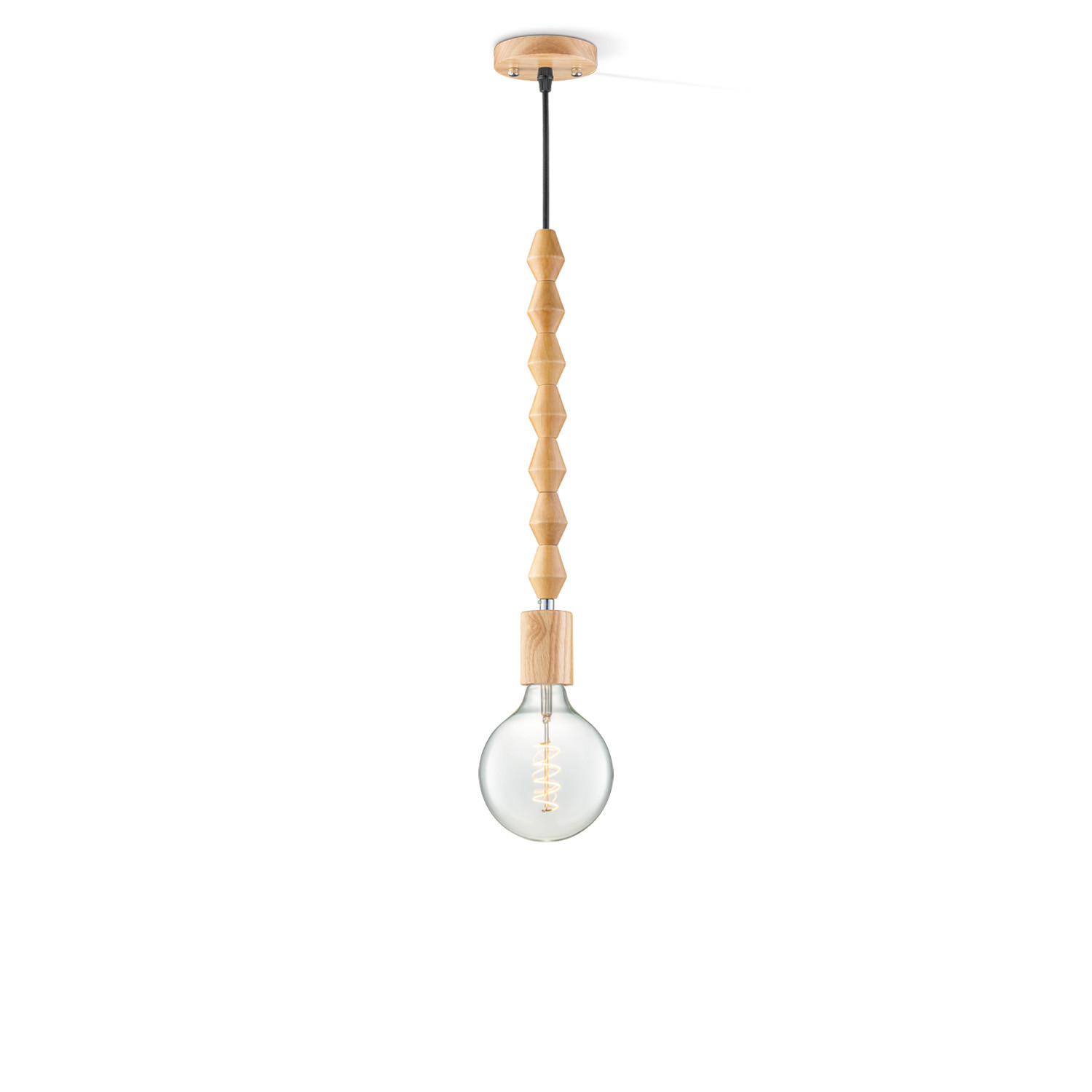 Light depot - hanglamp Dana Globe Spiral g125 - helder - Outlet