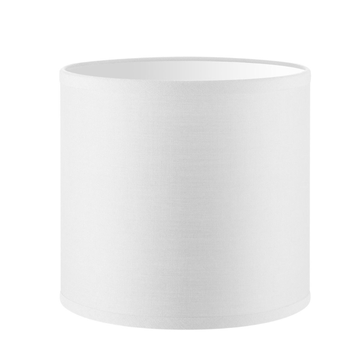 Lampenkap cilinder | rond | katoen | stoffen lampenkap | cilinderkap | Ø16cm H15cm | wit
