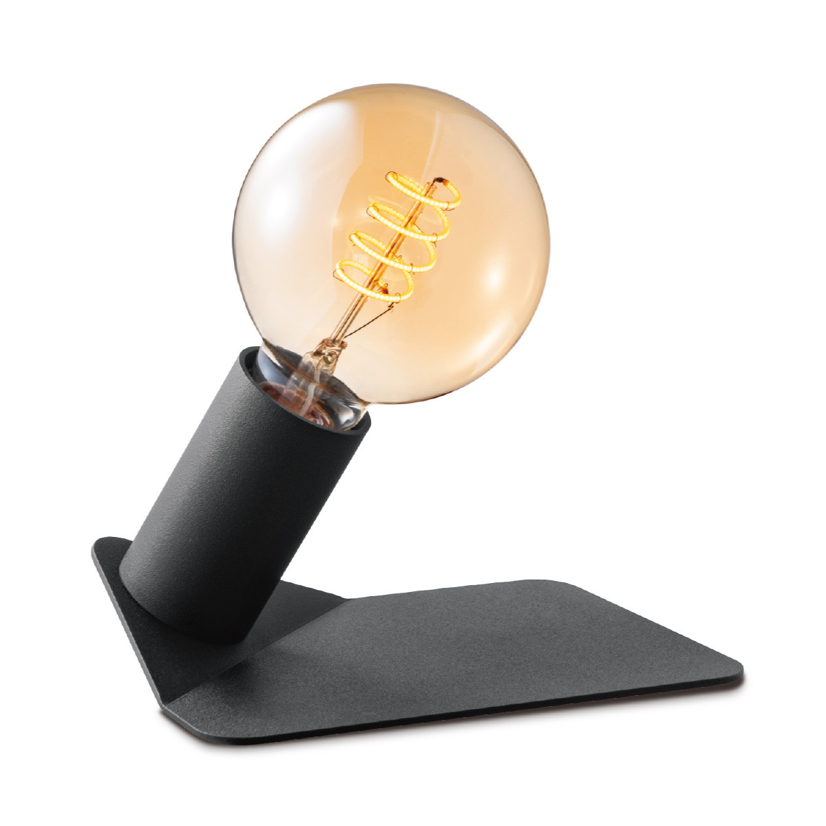 Light depot - tafellamp Boyd zand zwart - Outlet