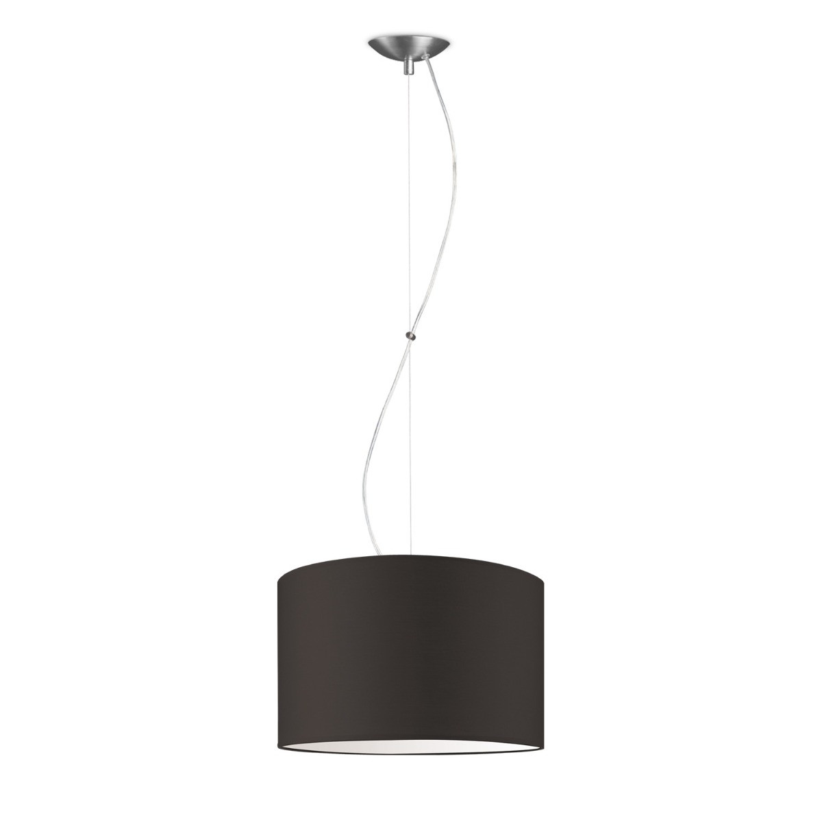 Light depot - hanglamp basic deluxe bling Ø 35 cm - bruin - Outlet
