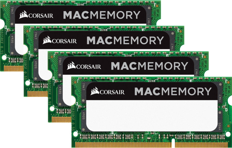 Corsair Apple Mac 16GB DDR3L SODIMM 1600 MHz Duo Pack (4x8GB