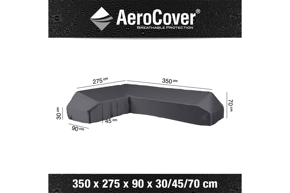 AeroCover | Loungesethoes 350 x 275 x 90 x 30-45-70(h) | L-Platform Links
