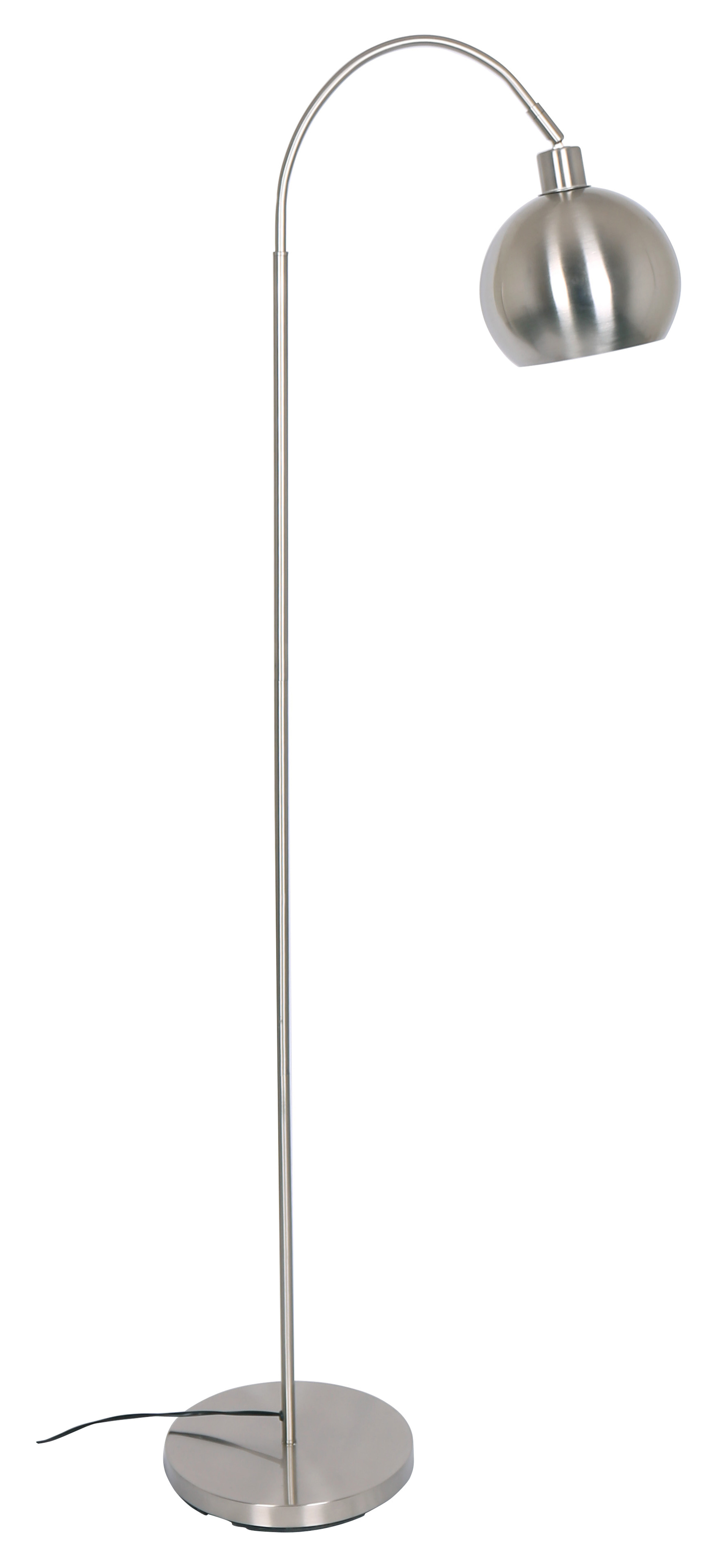 Artistiq Vloerlamp 'Foster' 153cm hoog, kleur Zilver