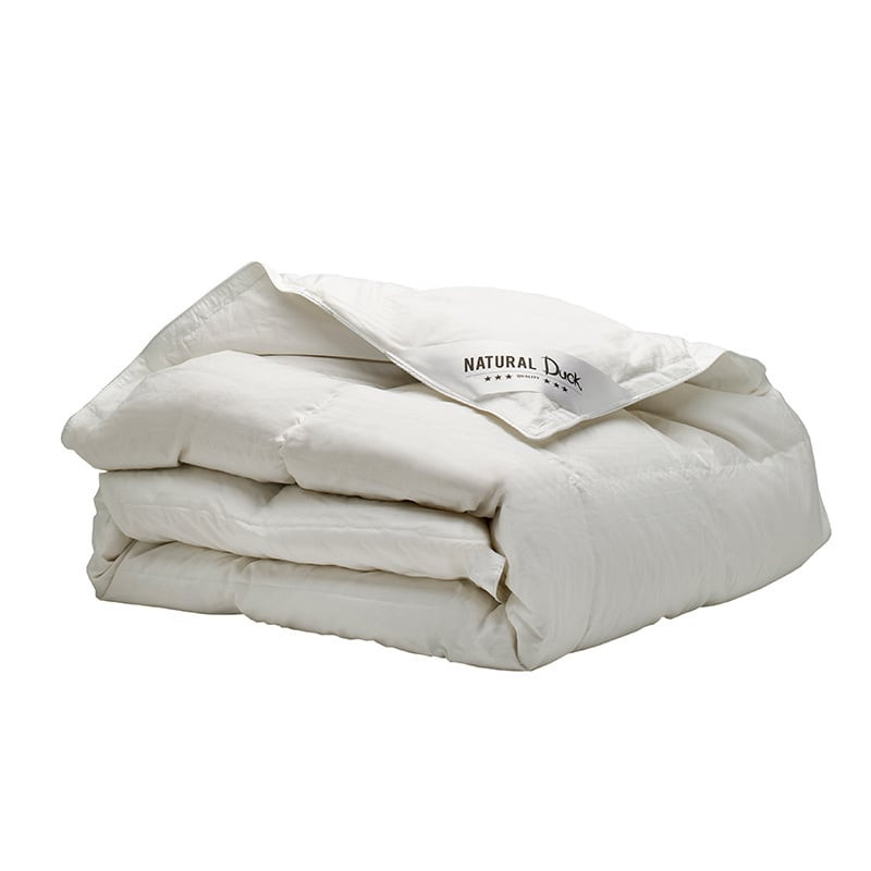 Donzen Dekbed All Season - Natural Duck - 200x200 cm Met Katoenen Tijk - Dekbed-Discounter.nl