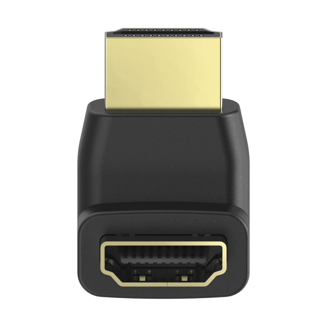 Hama High-speed HDMI-hoekadapter, stekker - koppeling, 90 graden HDMI kabel Zwart