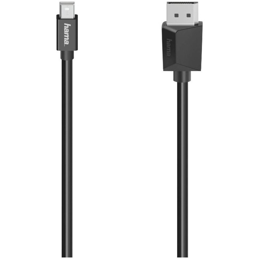 Hama Kabel 4K Ultra-HD Mini-Displayport naar Displayport 1.2, 1.50m Kabel