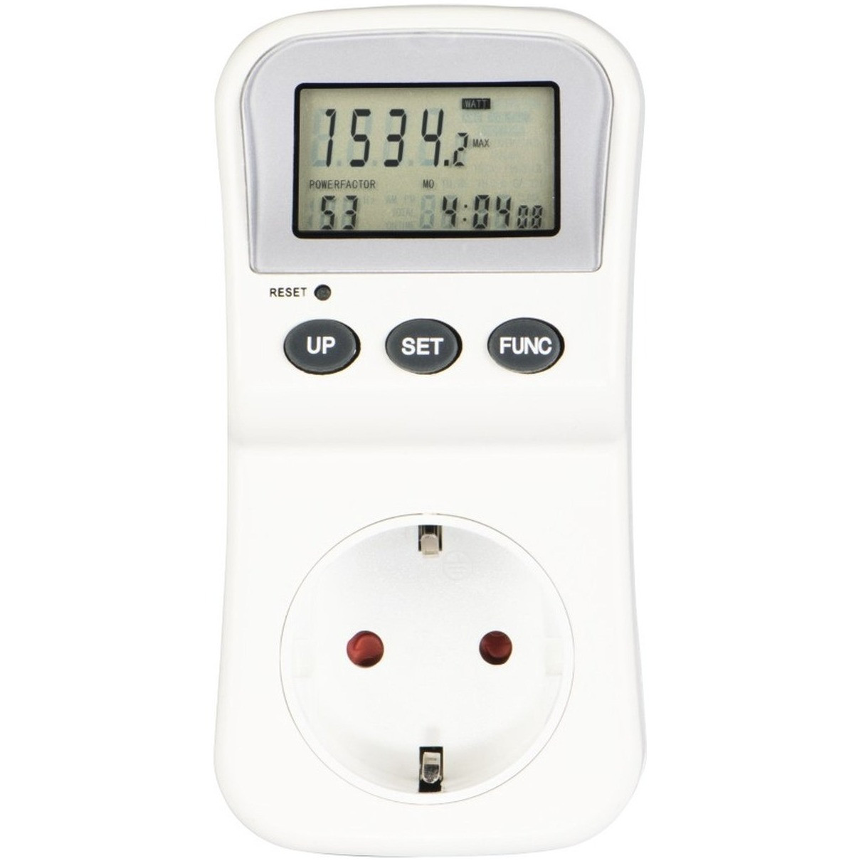 Hama Energiekostenmeter met lcd-display, digitale elektriciteitsmeter Desktop accessoire