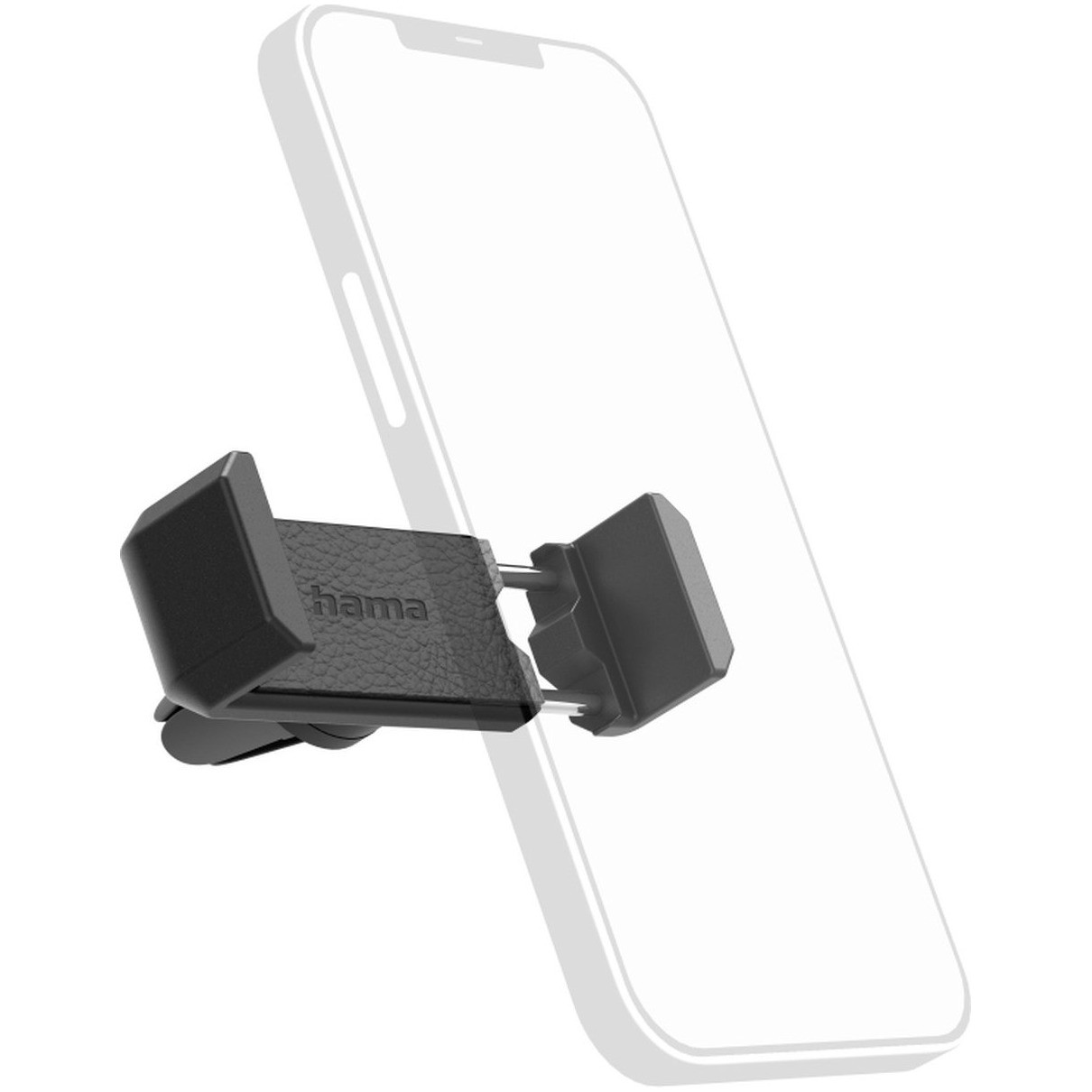 Hama Compact Car Mobile Phone Holder for Grating 360-degree Rotation Univers Telefoonhouder Zwart